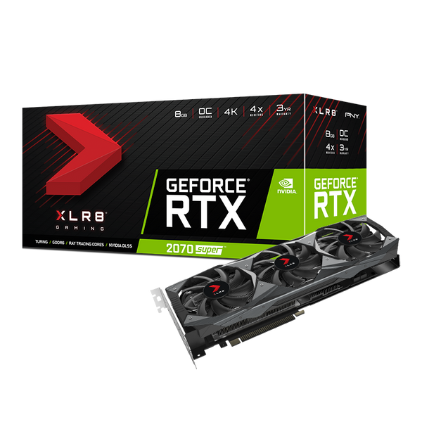 PNY GEFORCE® RTX 2070 SUPER™ 8GB XLR8 Gaming Overclocked Edition