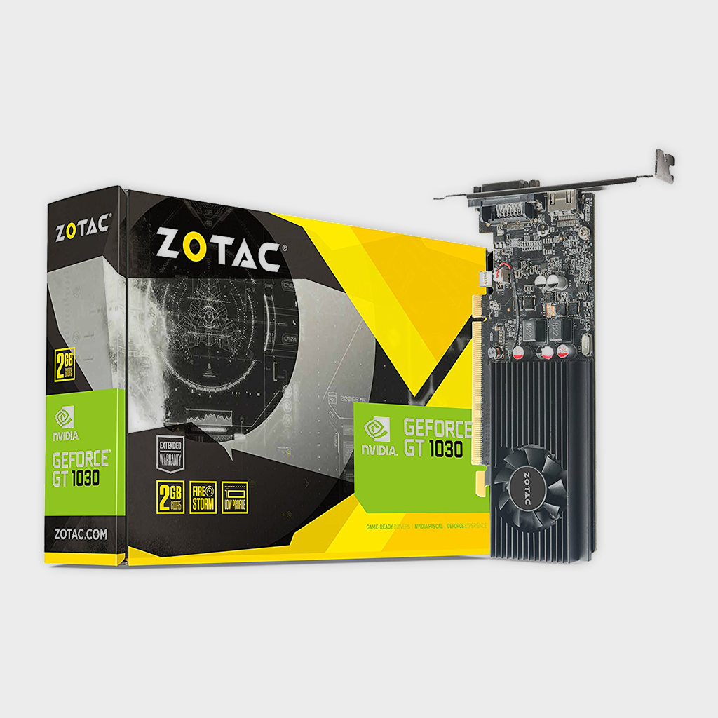 ZOTAC GeForce® GT 1030 2GB GDDR5 Low Profile Graphics Card