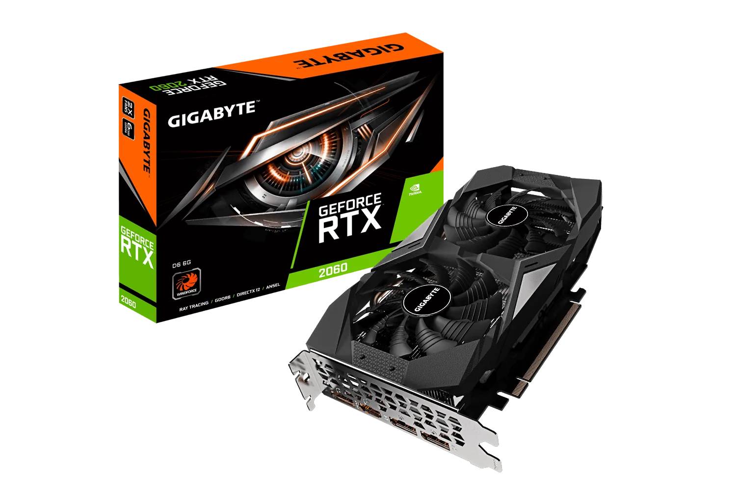 Gigabyte GeForce RTX 2060 6G Graphics Card