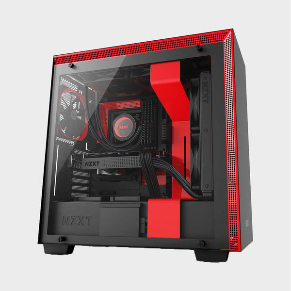 NZXT H700 (E-ATX) MID TOWER CABINET (Black/Red)