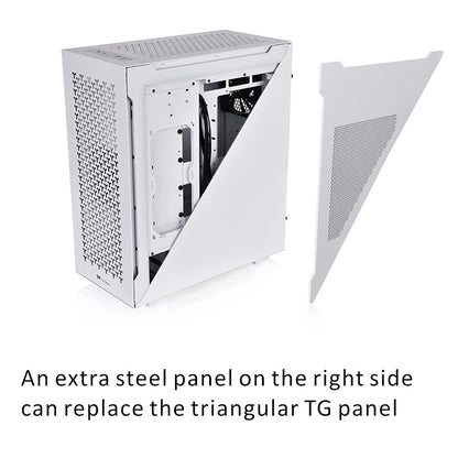 Thermaltake Divider 500 TG Air Mid Tower Chassis Snow