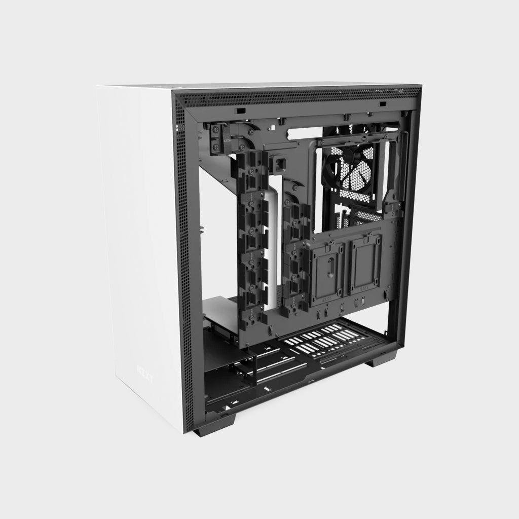 NZXT H710i Matte White Tempered Glass Cabinet