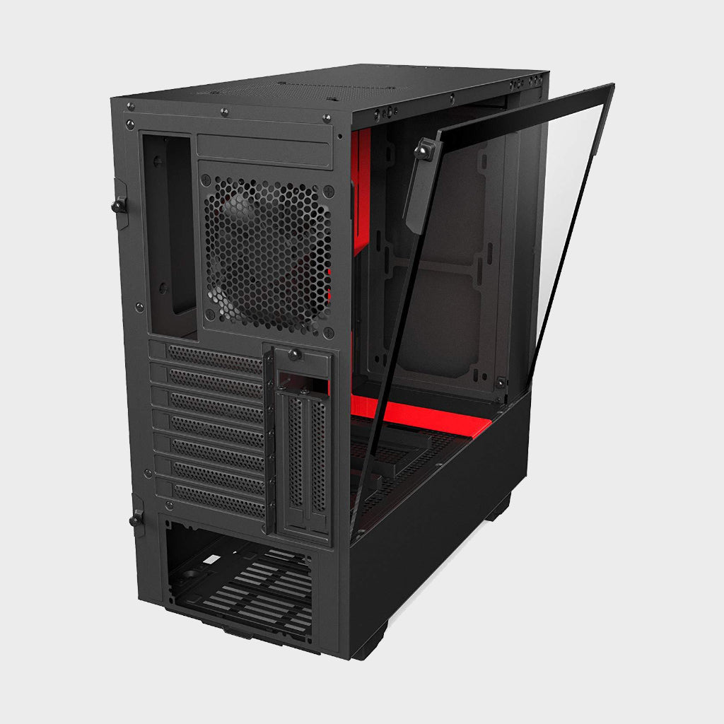 NZXT H500i ATX Computer Case (Black and Red)