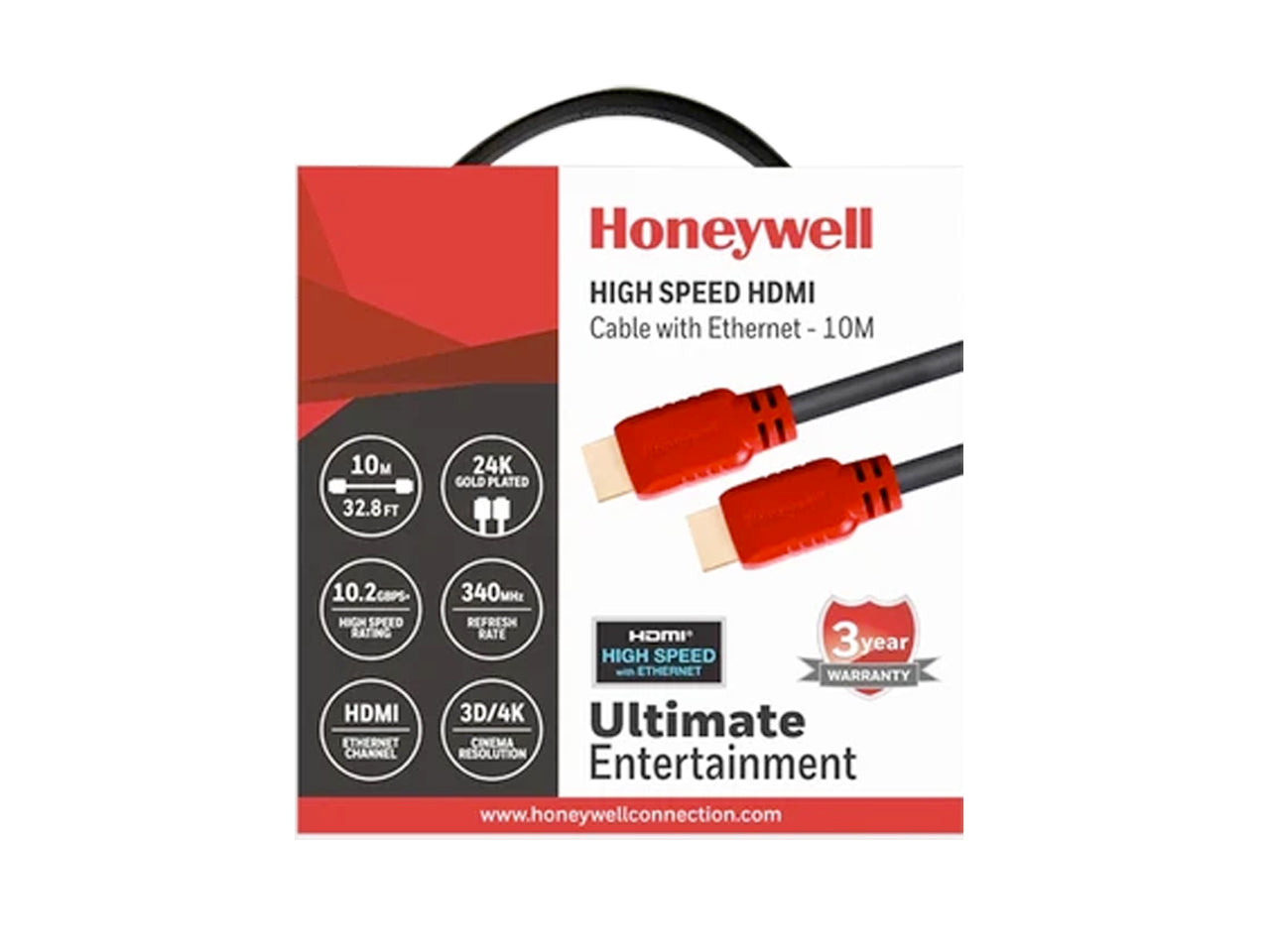 Honeywell High Speed HDMI 10 Mtr with Ethernet