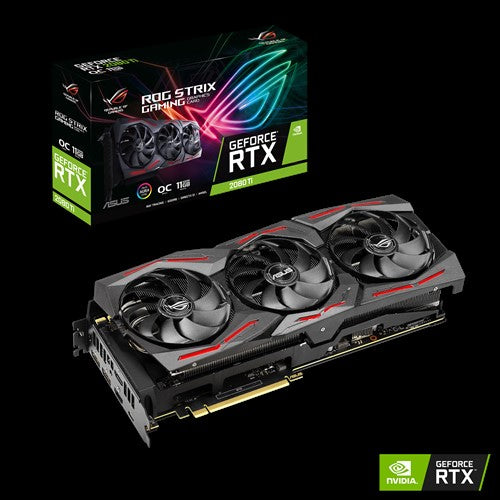 Asus ROG Strix GeForce RTX 2080 Ti STRIXRTX2080TIO11G edition 11GB GDDR6 Graphics Card