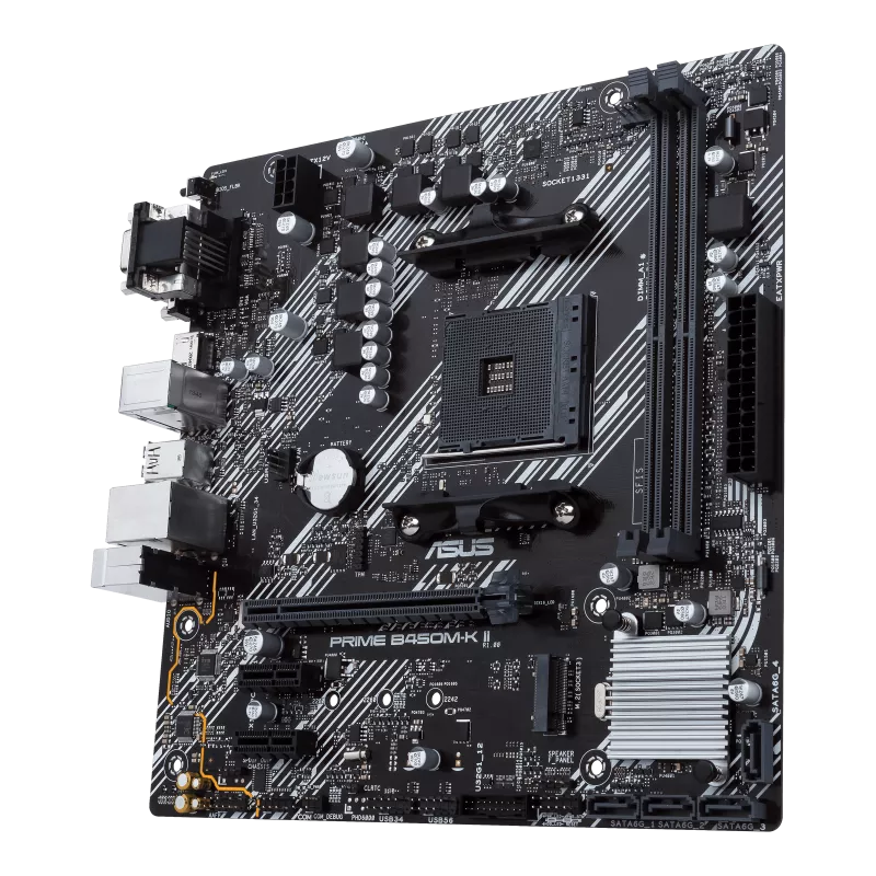 Asus PRIME-B450M-K-II Motherboards-Motherboards-ASUS-computerspace