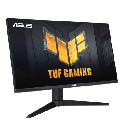 TUF Gaming VG28UQL1A HDMI 2.1 Gaming Monitor — 28-inch 4K UHD (3840 x 2160), Fast IPS, 144 Hz, 1 ms GTG, NVIDIA G-Sync compatible, AMD FreeSync™ Premium, DSC, ELMB Sync, Variable Overdrive, DisplayHDR™ 400, DCI-P3 90%