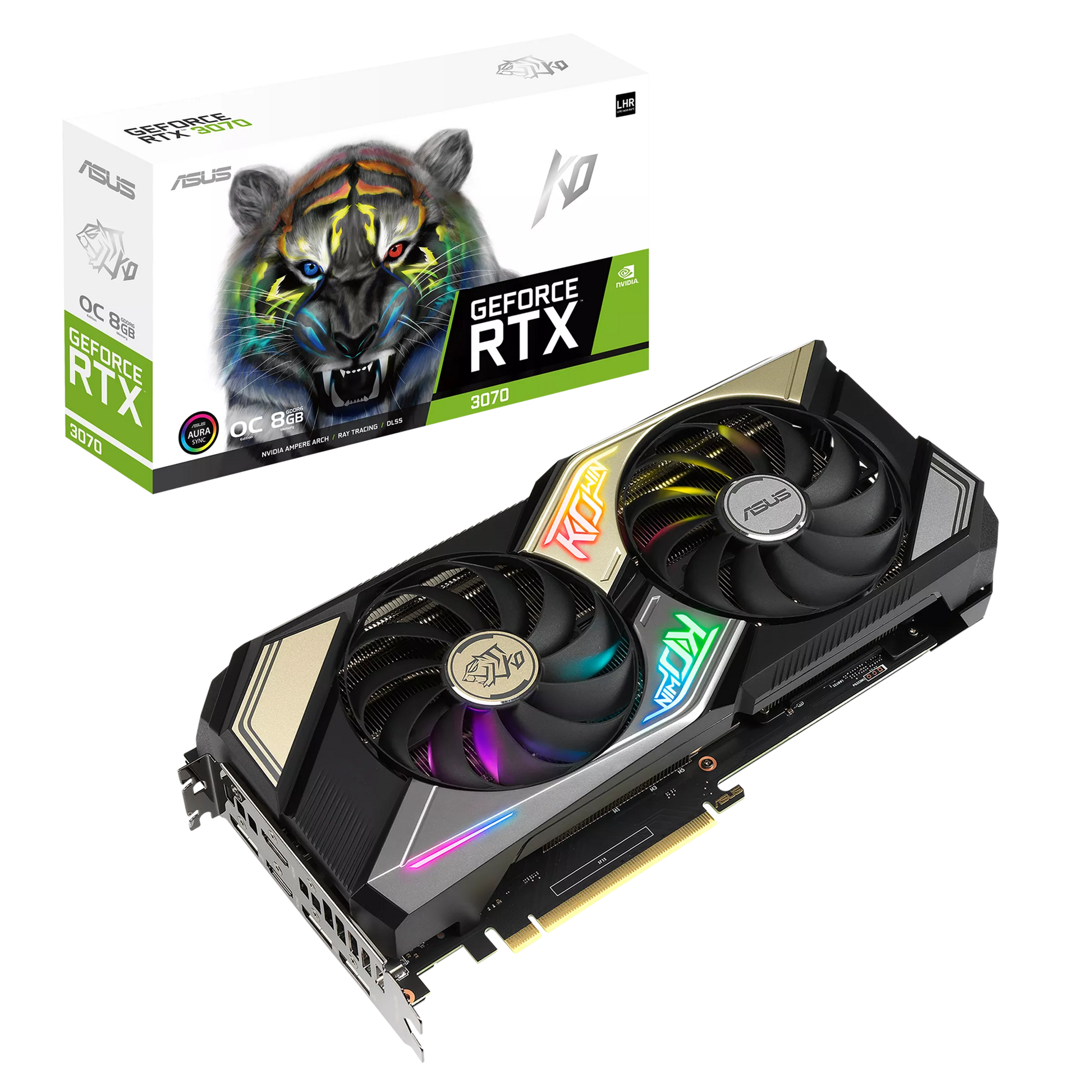ASUS KO GeForce RTX 3070 V2 OC Edition Graphics Card-GRAPHICS CARD-ASUS-computerspace