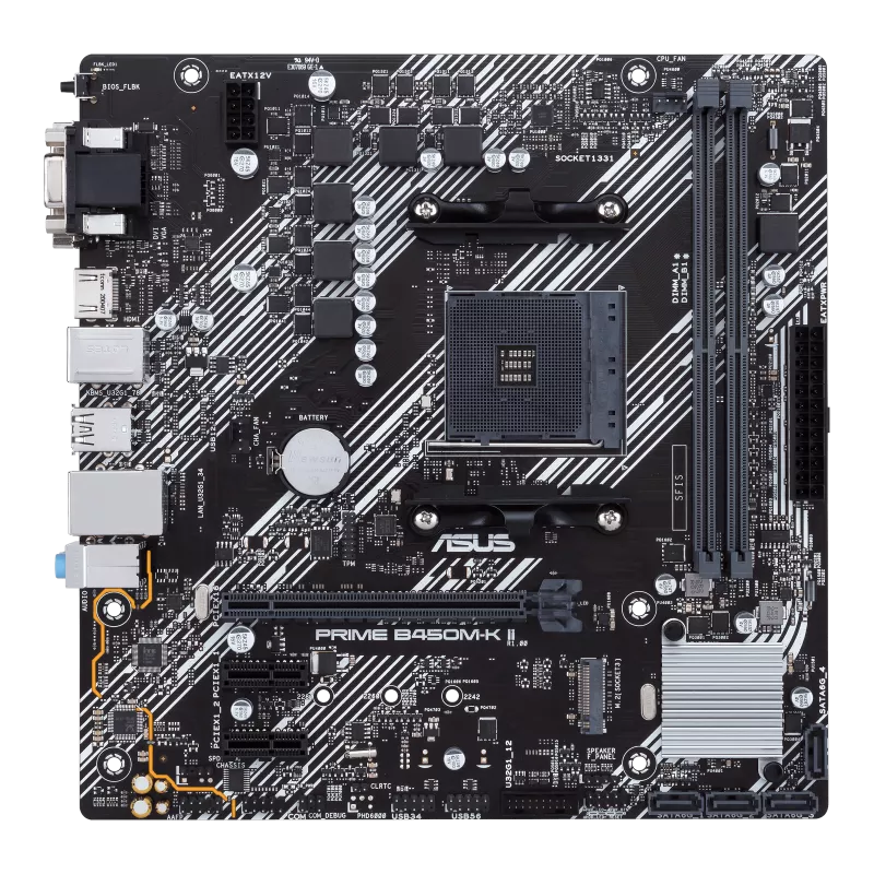 Asus PRIME-B450M-K-II Motherboards-Motherboards-ASUS-computerspace