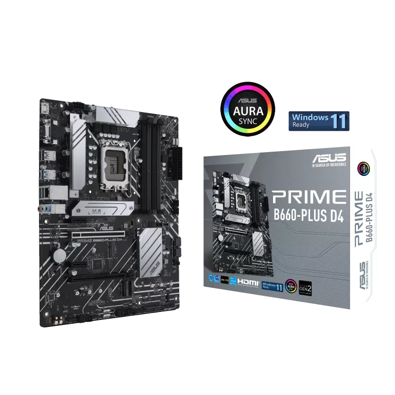 Asus PRIME-B660-PLUS-D4 Motherboard-Motherboards-ASUS-computerspace