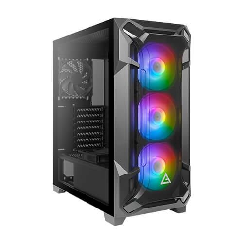 Antec DF600 FLUX ATX , Micro-ATX, Mini-ITX Mid tower Black cabinet