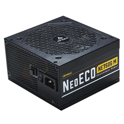 Antec NE750G-M-GB ATX 12V 2.4 Fully Black Power Supply Unit