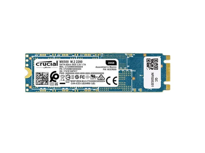 Crucial MX500 250GB 3D NAND SATA M.2 Internal SSD