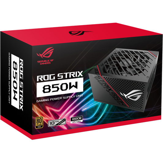 Asus ROG Strix 850W 80 Plus Gold PSU (SMPS)-Power Supply-ASUS-computerspace