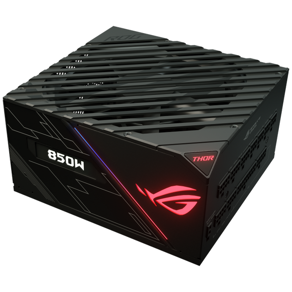 Asus ROG Thor 850W Platinum Power Supply Unit stands out with Aura Sync and an OLED display