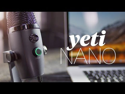 Blue yeti Nano Premium Dual-Pattern USB Microphone with Blue voice