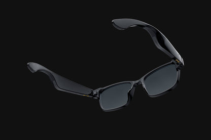 Razer Anzu Smart Glasses - Rectangle Design - Blue Light and Sunglass Lens Bundle-Smart Glasses-RAZER-computerspace