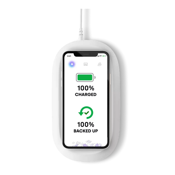 Sandisk SDIZ90N-256G-GN4HE 10W Wireless charger with 256 GB backup White