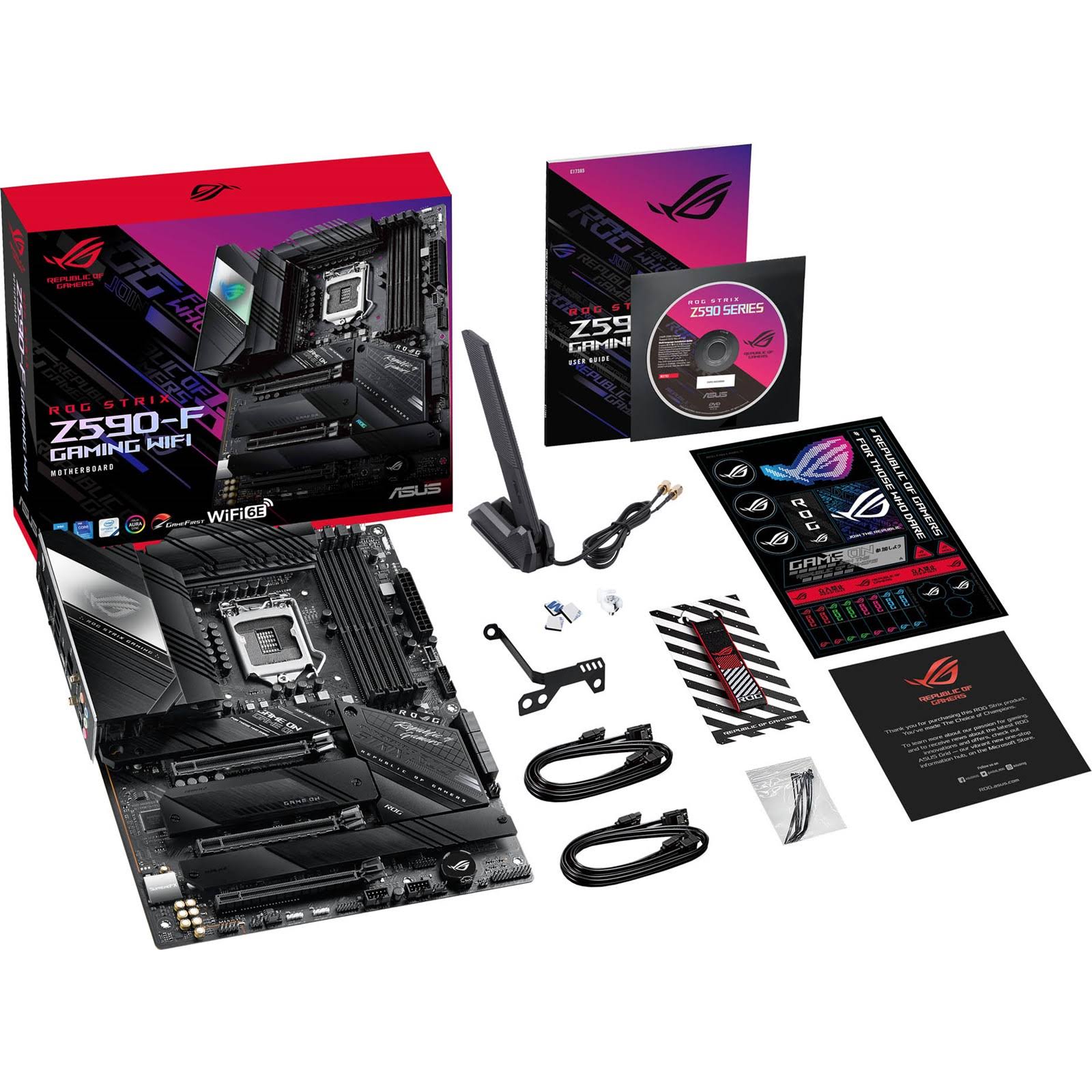 ASUS ROG STRIX Z590-F GAMING WIFI Motherboard-Computerspace-computerspace