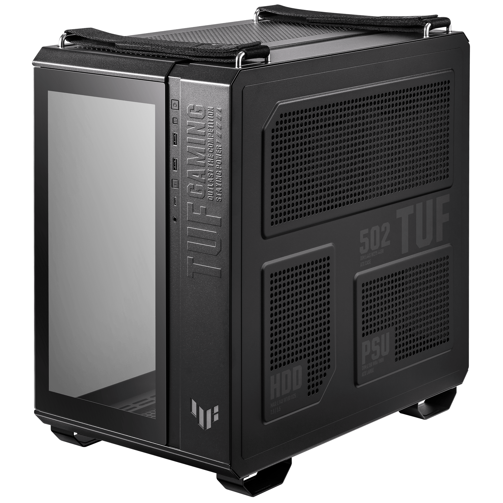 Asus TUF Gaming GT502 Black Case-Cabinets-ASUS-computerspace