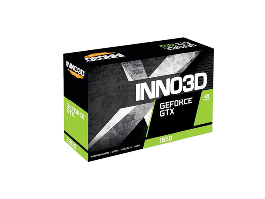 INNO3D Geforce GTX 1650 COMPACT 4GB GDDR5 Graphics Card.