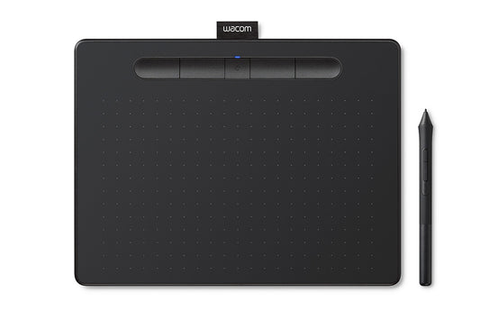 Wacom Intuos Bluetooth CTL-4100WL/K0-CX Digital Graphics Pen Tablet for Drawing (Black) Battery Free Pen with 4096 Pressure | Compatible with Windows, Mac & Android-Tablet Pen-Wacom-computerspace