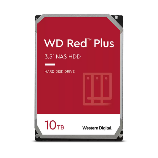 WD Red Plus 10 TB NAS Hard Drive 3.5 WD101EFBX