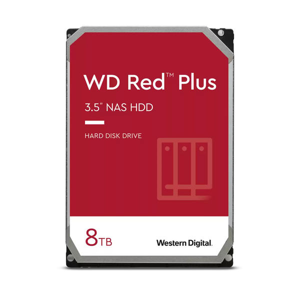 WD Red Plus 8 TB NAS Hard Drive 3.5 WD80EFBX