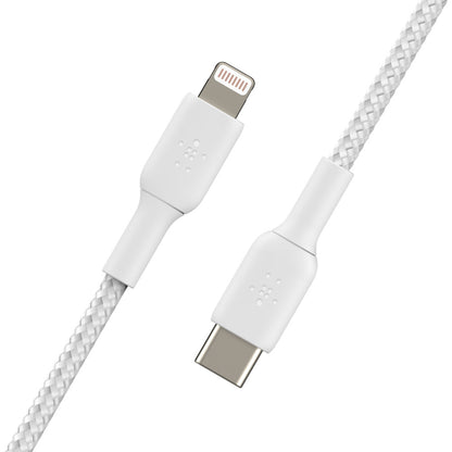 Belkin BOOST CHARGE Braided USB-C to Lightning Cable-Cables-computerspace