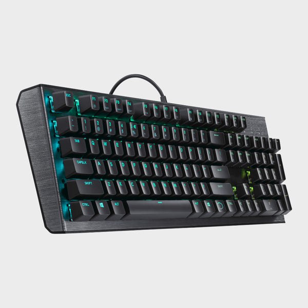 Cooler master CK550 v2 Mechanical Keyboard and wrist rest with RGB and Gateron Brown Switches
