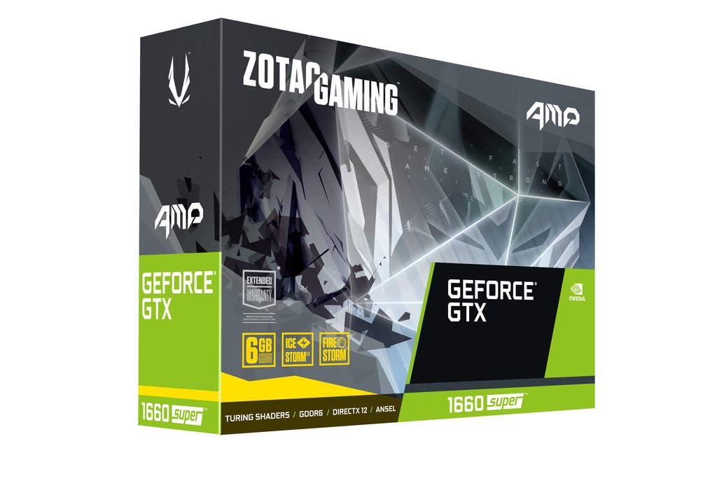 ZOTAC GeForce GTX 1660 SUPER AMP 6GB Twin Fan GDDR6 Graphics Card